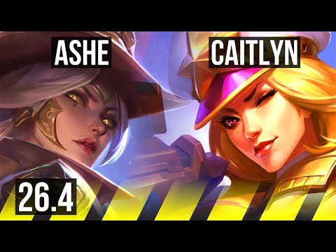 ASHE & Seraphine vs CAITLYN & Jarvan IV (ADC) | 55K damage, 6k gold comeback | KR Diamond | 26.4