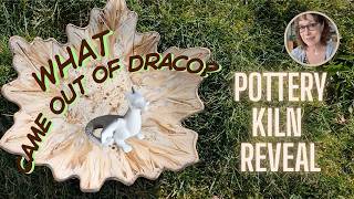 POTTERY Kiln Reveal. What came out of Draco today? SURPRISE ! NEW GLAZE COMBO!
