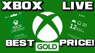 How To: GET XBOX LIVE GOLD 1 YEAR FOR THE BEST PRICE! - (No Recurring Payments!)