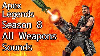 【 Apex Legends 】 シーズン8 全武器 銃声 規格品の見た目 動作 リロード音 エーペックスレジェンズ ASMR