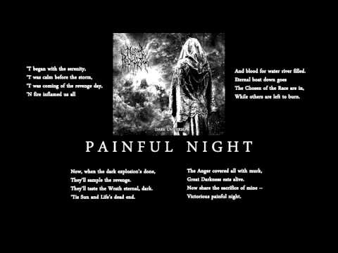 2.Painful Night. MORA PROKAZA - "DARK UNIVERSE" 2016. Black metal band from Belarus.