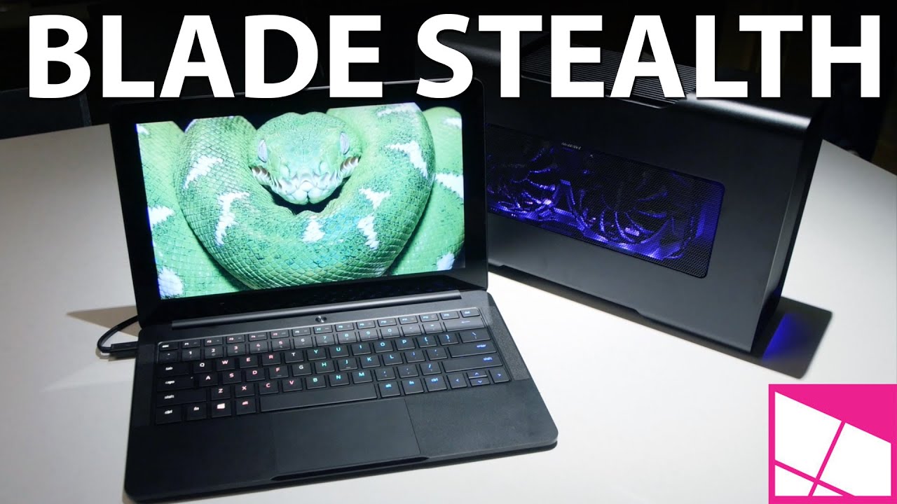 Razer Blade Stealth and Razer Core hands-on - YouTube