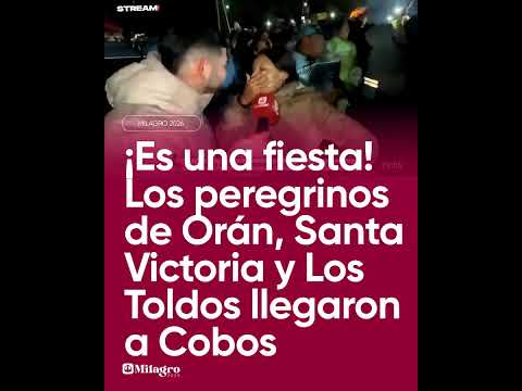 🥹🙏 ¡ES UNA FIESTA!: LOS PEREGRINOS DE ORÁN, SANTA VICTORIA Y LOS TOLDOS LLEGARON A COBOS