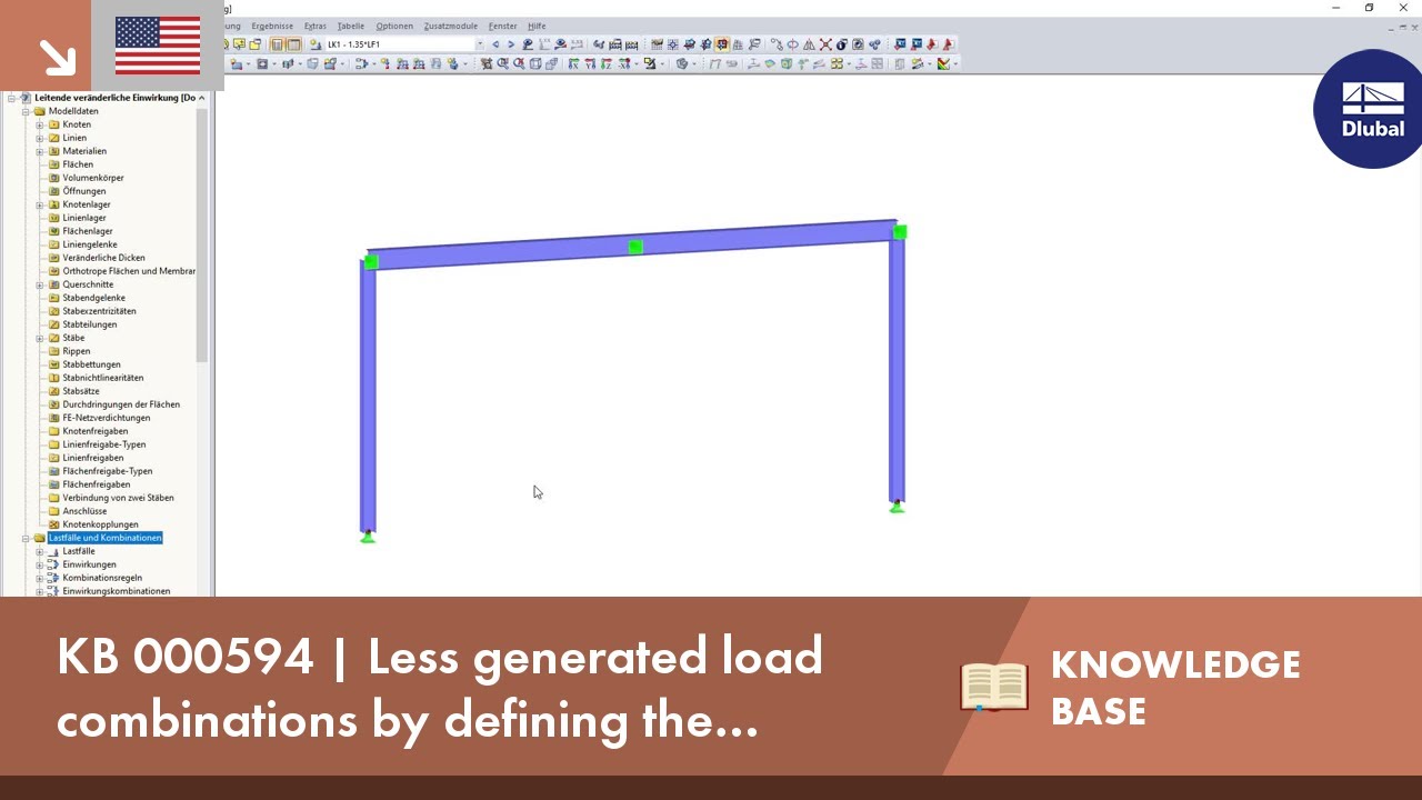 KB 000594 | Generating Fewer Load Combinations by Defining Leading Variable Actions