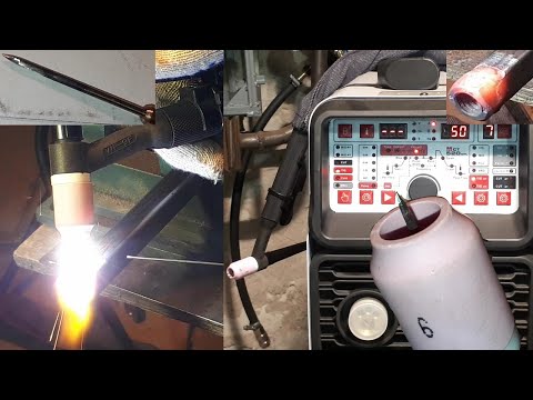 ANDELI MCT-520DPL. Ч39. TIG-сварка. Линза. Варю последние гайки к последним ножкам.