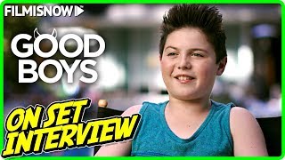 Download lagu GOOD BOYS | Brady Noon 'Thor' On-set Interview mp3