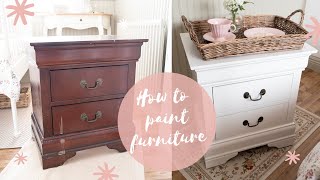 How To Paint Furniture For Beginners! My Top Tips