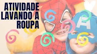 Lavando a roupa  Shauan Bencks  - Vdeos educacionais - Juanita Moura