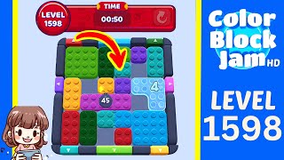 Solusi Level 1598 Color Block Jam