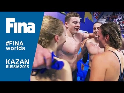 Team GBR Beats Mixed 4x100 World Record in Kazan