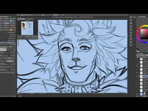 Alex Snova as The Rum Tum Tugger (speedpaint)