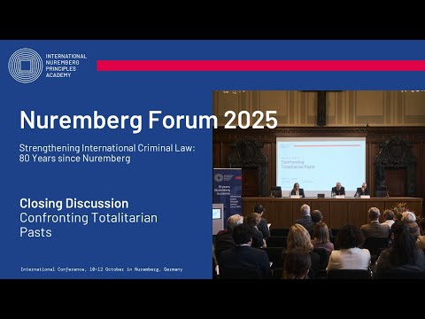 Nuremberg Forum 2025 – Closing Discussion
