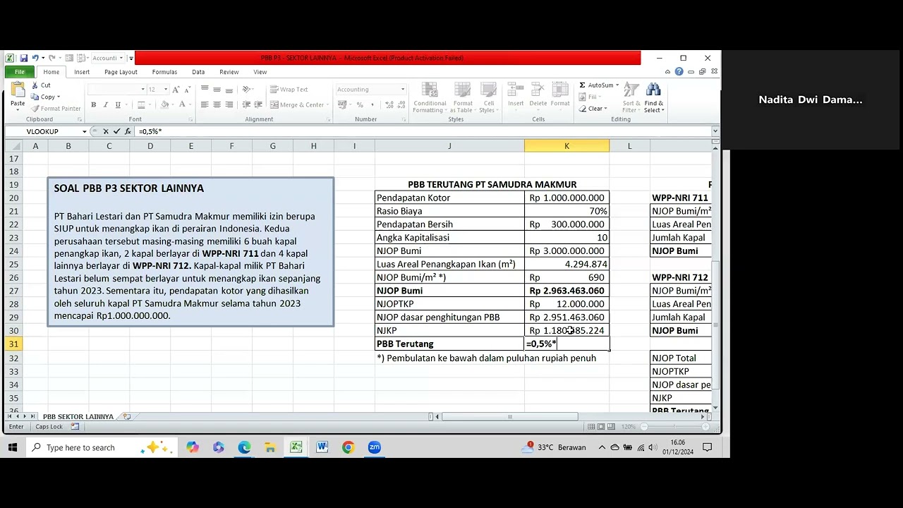 Video Penjelasan Mengenai PBB Sektor Lainnya - Kelompok 4