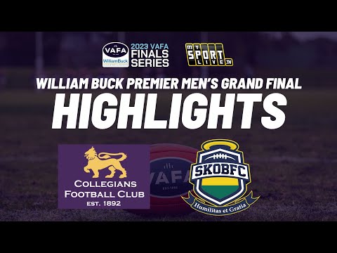 Premier Men's Grand Final Highlights: Collegians v St Kevin's
