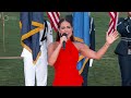 Pia Toscano Performs the "Star Spangled Banner"