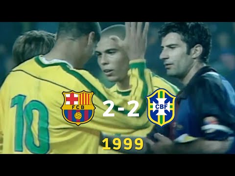 FC Barcelona 2 - 2 Brazil | 28 April 1999