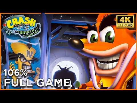 Crash Bandicoot: The Wrath of Cortex (PS2) 4KHD | FULL 106% Walkthrough