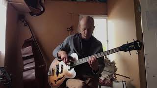 Video thumbnail for Ibanez AFBV200A hollowbody bass by Ben Brinkhoff