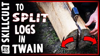 Splitting Black Locust Billets, With Talking Points on Splitting Basics