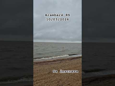 Dia nublado em Arambaré, na costa doce gaúcha #praia #costadoce #arambare #asmr #lagoadospatos