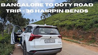 Bangalore to Ooty Roads Trip | 36 Hairpin Bends| De Rock Jungle living resort Coonor