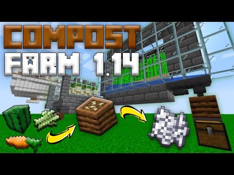 Come Costruire una Farm di COMPOST in 1.14! MINECRAFT ITA 1.14