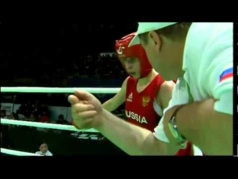Fly (51kg) SF - Savelyeva (RUS) vs Adams (ENG) - AIBA Women's World C'ship 2012