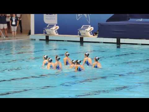 Mediterranean cup 2016 synchronized swimming. Israel.