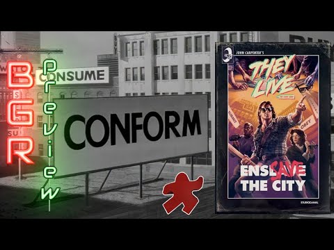 They Live: The Card Game – Save The City/Enslave The City Board Game Preview