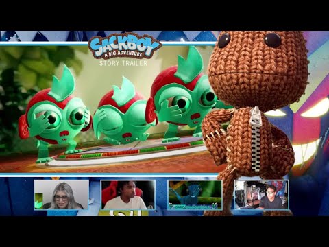 Sackboy: A Big Adventure - Story Trailer | PS5 [ Reaction Mashup Video ]