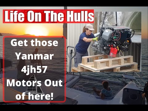 Ep141 Engine Removal and Chartering a Seawind 1260 Sailing the Whitsunday Islands