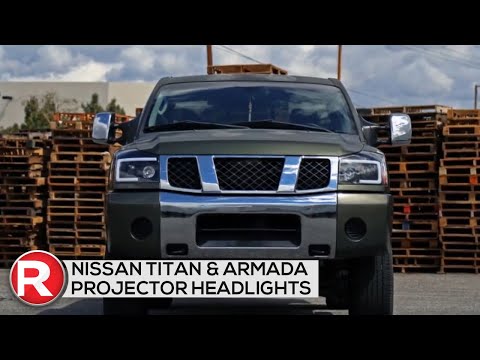 Nissan Titan (04-15) Armada (04-07) Spec-D Sequential Projector Headlights w/ DRL Light Bar Install
