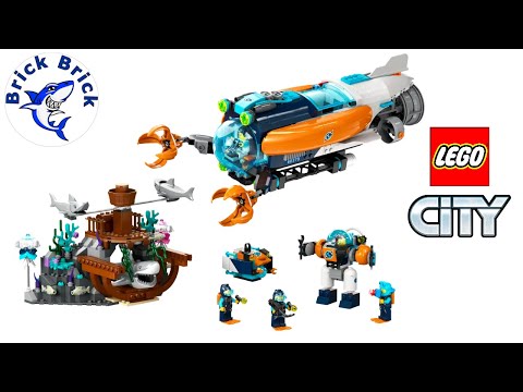 LEGO 60379 Deep-Sea Explorer Submarine - Speed Build Review