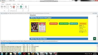 How to scrape Sportscardchecklist data using Webharvy