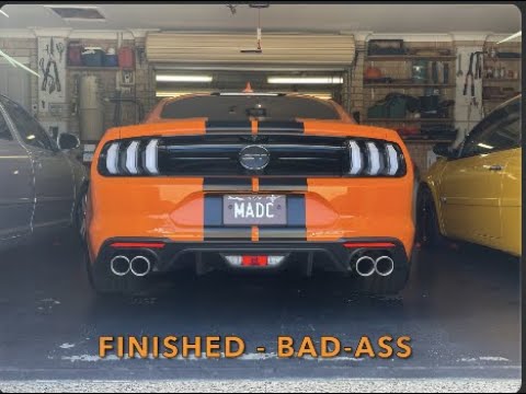 2020 Mustang GT Exhaust Tip Upgrade