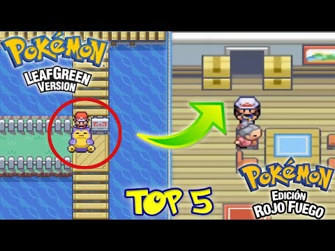 TOP 5 TRUCOS Y SECRETOS DE POKEMON ROJO FUEGO Y VERDE HOJA