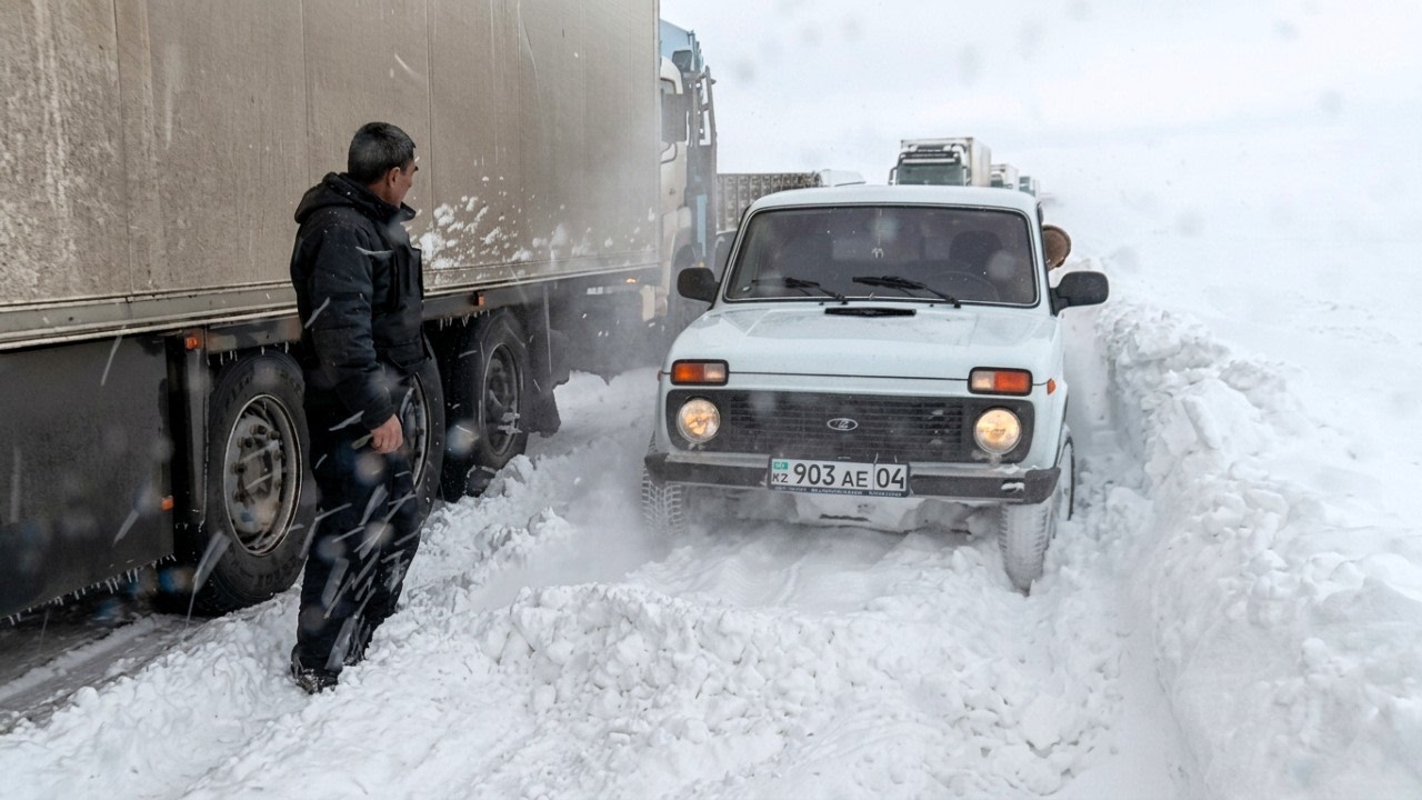 Kazakhstan's Extreme Roads: Surviving at -40°C