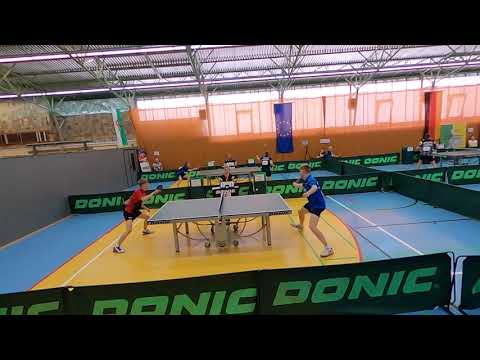 Mitteldeutsche Meisterschaften Tischtennis 2021 in Hettstedt (Herren-Spiel 5 Tisch 1&2)