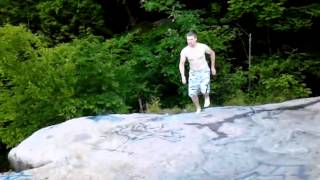 preview picture of video 'I jumped off Elijah rock. June 13th, 2012'