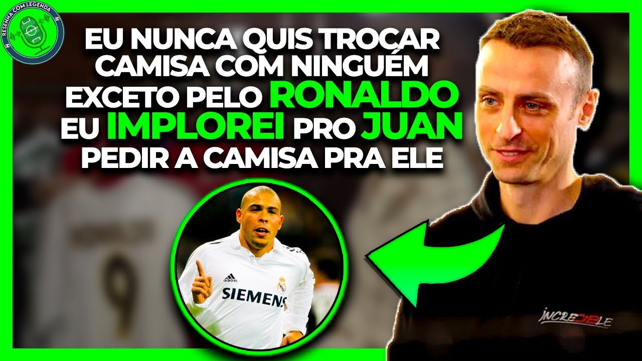 RESENHA INCRÍVEL DE QUANDO BERBATOV PEDIU A CAMISA DO RONALDO FENÔMENO