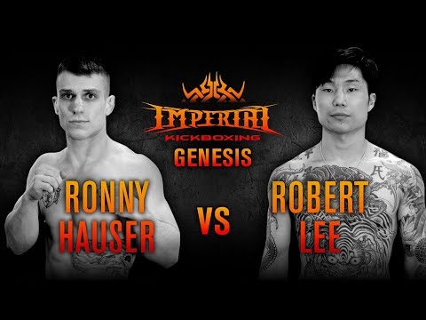 Imperial Kickboxing Genesis - 135LB Title Fight  Ronny Hauser vs Robert Lee