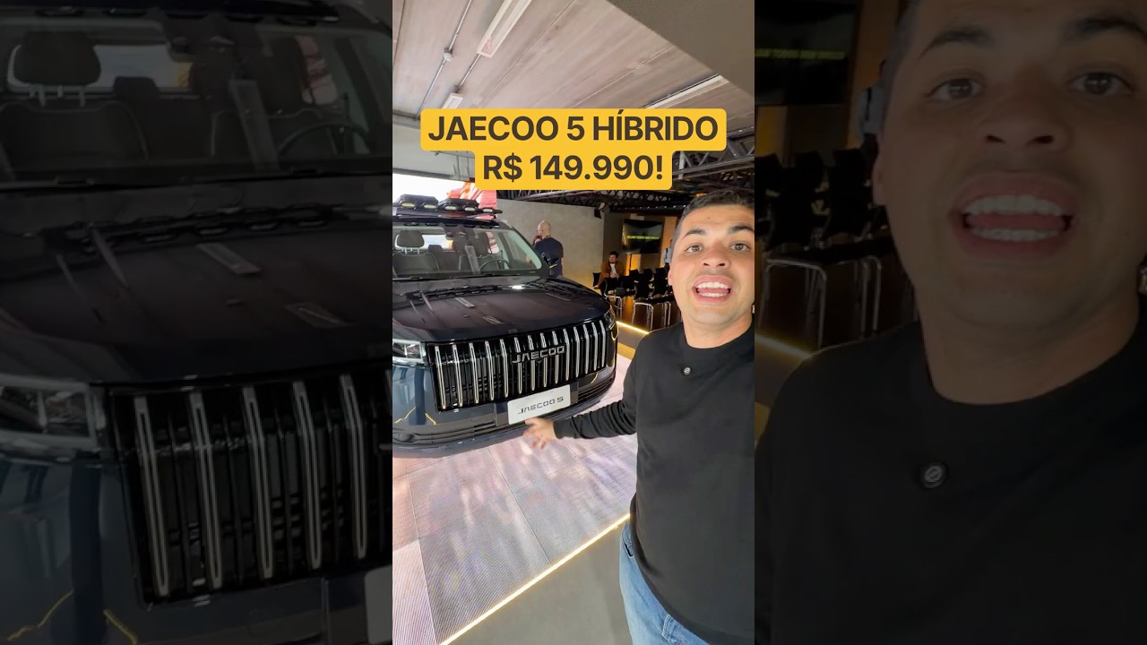 VAI DOMINAR O SEGMENTO! JAECOO 5 HÍBRIDO!