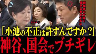 ※小池、国会で神谷に本性を晒され撃沈…逃げ場なしの小池百合子【神谷宗幣 小池都知事 カイロ大学 学歴詐称疑惑】