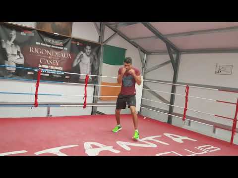 Mohammed Rabii Au dessus du ring