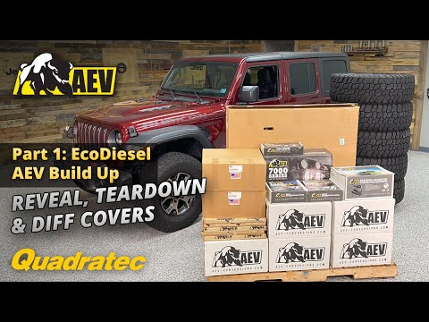 AEV Jeep Wrangler Rubicon EcoDiesel Build Up - Episode 1 of 4 Teardown & Diff Covers