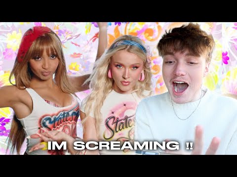 Reacting to PinkPantheress Stateside + Zara Larsson MUSIC VIDEO