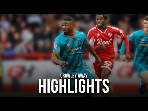 Crawley Town 2-0 Harrogate Town Highlights