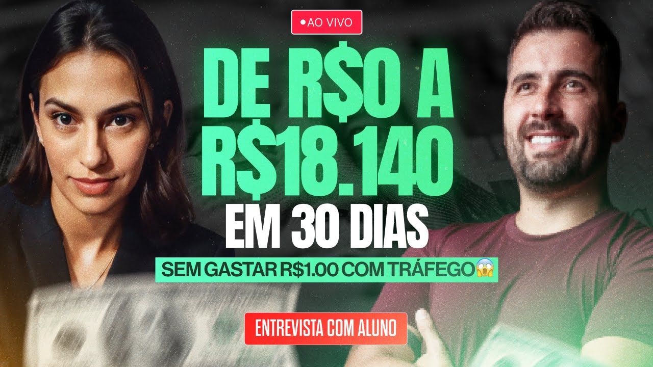 Como Ela FATUROU +R$18.140,00 em 30 DIAS Sem GASTAR R$ 1.00 com Tráfego