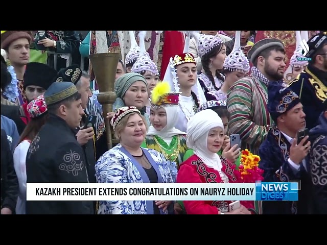 Kazakh President extends congratulations on Nauryz holiday