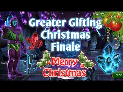 Grand Finale Greater Gifting Crystal Opening | Christmas Special | Marvel Contest of Champions